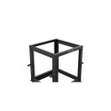 OPEN RACK 19" 12U 600X600-1100 ADJUSTABLE BLACK LANBERG