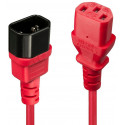 Lindy power cable 30476 IEC 50cm, red