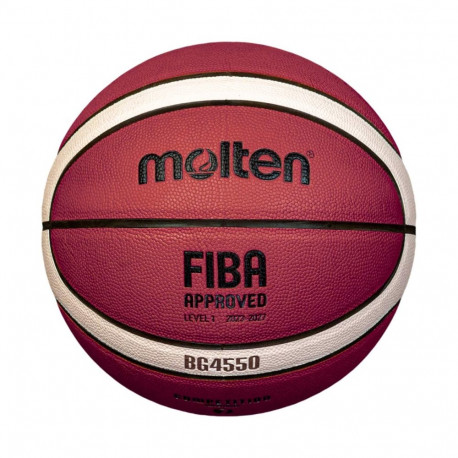 Piłka koszykowa Molten brązowa B7G4550 Fiba 7