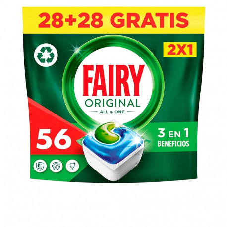 FAIRY TODO EN 1 ORIGINAL lavavajillas 56 cápsulas