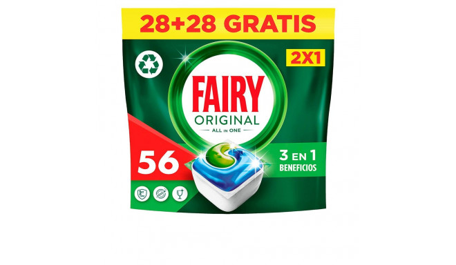 FAIRY TODO EN 1 ORIGINAL lavavajillas 56 cápsulas