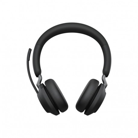 JABRA Evolve2 65 UC Stereo Headset on-ear Bluetooth wireless USB-A noise isolating black with chargi