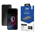 Privaatsusfiltriga kaitseklaas 3MK iPhone 13/13 Pro/14/16e Privacy HG Max, must