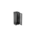 RACK CABINET 19" FREE-STANDING 37U/600X600 (FLAT PACK) WITH MESH DOOR LCD BLACK LANBERG