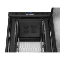 RACK CABINET 19" FREE-STANDING 47U/800X800 (FLAT PACK) WITH MESH DOOR LCD BLACK LANBERG