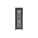 RACK CABINET 19" FREE-STANDING 47U/800X800 (FLAT PACK) WITH MESH DOOR LCD BLACK LANBERG