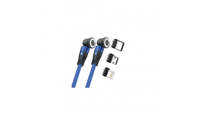 RealPower MagneticCharge2 USB cable 1 m Blue