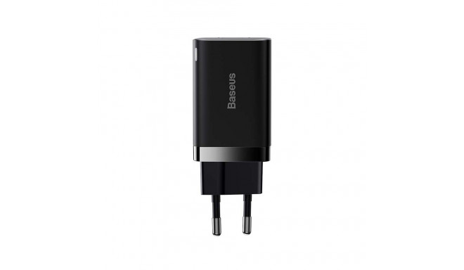 Baseus Super Si Pro Quick Charger USB + USB-C 30W (black)