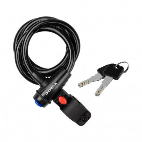 Gerda rattalukk FLEX MAX 1800/12T pikk tross ümar korpus 0SFL0180012 06T2XP, must