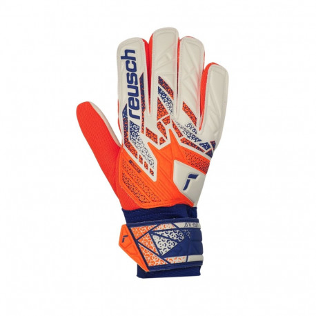 Reusch väravavahi kindad Attrakt Starter Solid 5570513 2500 7,5, valge-oranžid