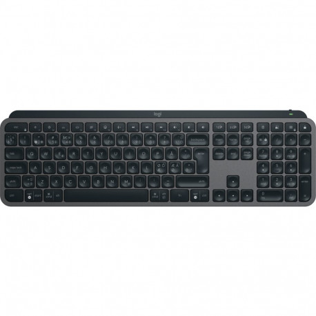 Klaviatuur Logitech MX Keys S, must, juhtmevaba (USB-A / Bluetooth saatja), SWE (PAN-Nordic), vaikse