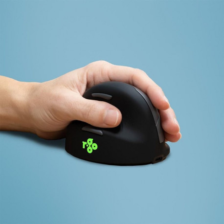 R-Go HE ergonoomiline hiir vasak Bluetooth must/hõbe