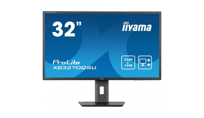 iiyama ProLite XB3270QSU-B1 computer monitor 80 cm (31.5") 2560 x 1440 pixels Quad HD LED Black