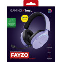 Trust GXT 491P FAYZO Headset Wired & Wireless Head-band Gaming USB Type-A Bluetooth Black, Purple