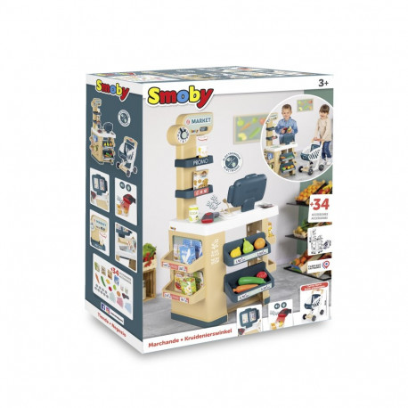 Smoby poekassa käruga