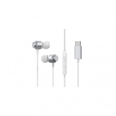 Joyroom Earphone Wired In-Ear Headphones with Remote and Microphone, Type-C USB, Silver EU (JR-EC06)