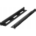 Lanberg Lanberg mounting rail kit for 19" sliding cabinets 650 x 1090 mm black