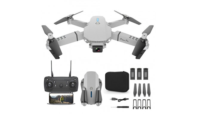 E88 Pro Drone Set: drone + 3 batteries + case 1800mAh