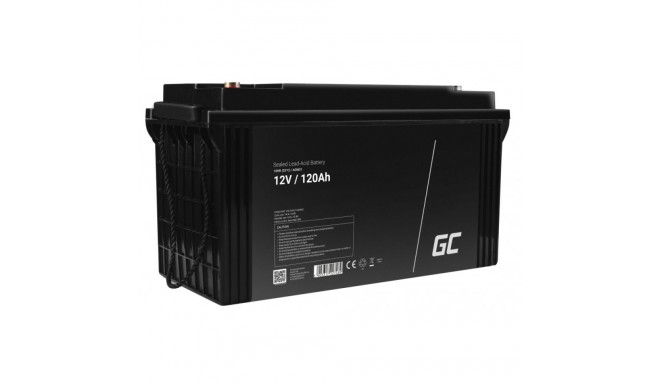 Green Cell AGM31 sõiduki aku suletud pliiaku (VRLA) 120 Ah 12 V mere / vaba aja