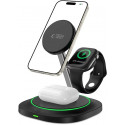 Tech-Protect juhtmevaba laadija A46 3in1 QI15W, must