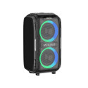 Wireless Bluetooth Speaker W-KING T9 Pro 120W + 2 microphones (black)