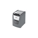 Rexel Optimum AutoFeed+ 100M Paper Shredder, Micro-cut shredding 2x15mm 55dB P-5 34L, Grey/Black