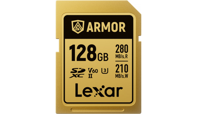 Lexar mälukaart SDXC 128GB Armor Gold UHS-II U3