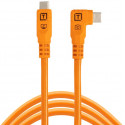 Tether Tools cable USB-C - USB-C TetherPro Optima 10G Right Angle 1.8m, orange