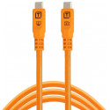 Tether Tools kaabel USB-C - USB-C TetherPro Optima 10G 3m, oranž