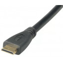 Akasa kaabel HDMI - Mini HDMI 25cm, must (AK-CBUB19-10BK)