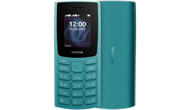 Nokia 105 (2023) Dual SIM TA-1557, cyan