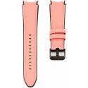 Connect watch strap Silicone Patch Leather 20mm M/L, pink