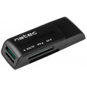 Natec memory card reader Mini ANT 3, black