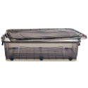 Ratastega Hoiukast Antratsiithall Plastmass 40 L 46,5 x 20 x 72,5 cm (6 Ühikut)