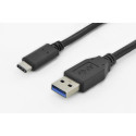 Digitus Connection Cable | AK-300136-010-S | USB-C to USB-A
