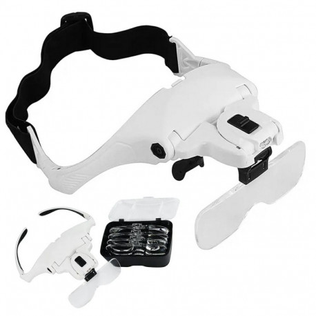 DA351 Okulary lupa nagłowna 2xled