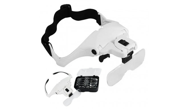 DA351 Okulary lupa nagłowna 2xled