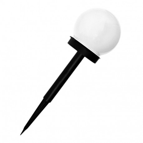 ZD50D ogrodowa päikeselamp valge kera