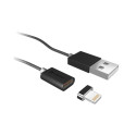 Tracer USB 2.0 iPhone AM - lightning 1,0m must kaabel