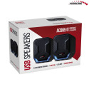 Audiocore AC865 B sinimustad USB arvutikõlarid 6W