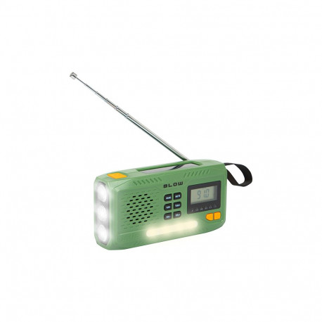 77-551# Radio przenośne analogowe am/fm blow ra13 solarne dynamo