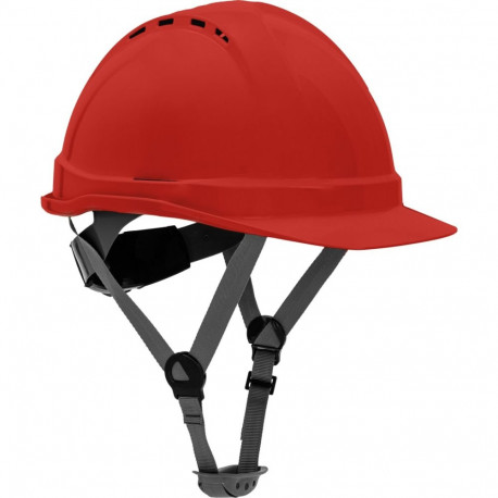 Hełm przemysłowy ochr. went., czerwony, kat. ii, ce, lahti