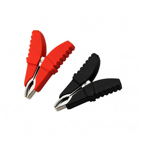 96-706# Krokodylek 30a gruby czarny (10 tk.)