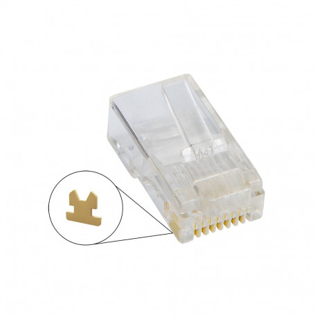 1259# telefonipistik 8p8c (rj45) kaabel 100 tk pakis