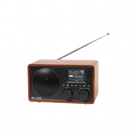 77-575# kaasaskantav köögi fm/dab+ raadio blow rk5 bt must-pruun