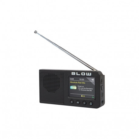 77-573# Radio przenośne kuchenne fm/dab+ blow rk3 bt czarne