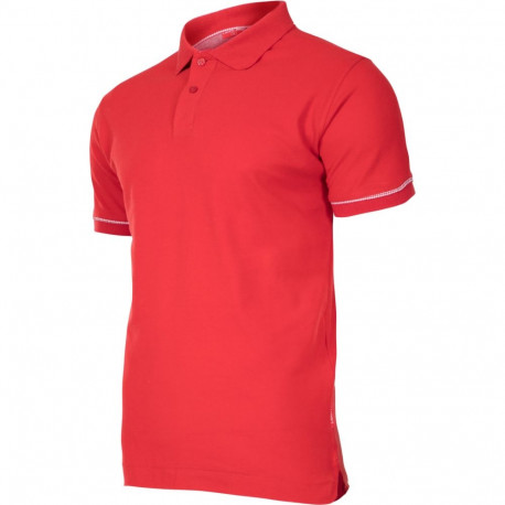 Koszulka polo, 220g/m2, czerwona, "2xl", ce, lahti