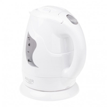 AD 08 valge plastist veekeetja 1,0 l