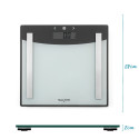 Salter 9137 SVWH3R Silver White Glass Analyser Scale