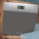 Salter 9206 SVSV3R Digital Bathroom Scales Glass - Silver